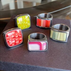 😍IMOOI Unisex Rings Bundle of 5